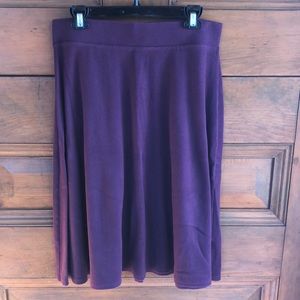 Lands End A-Line Knit Skirt, M